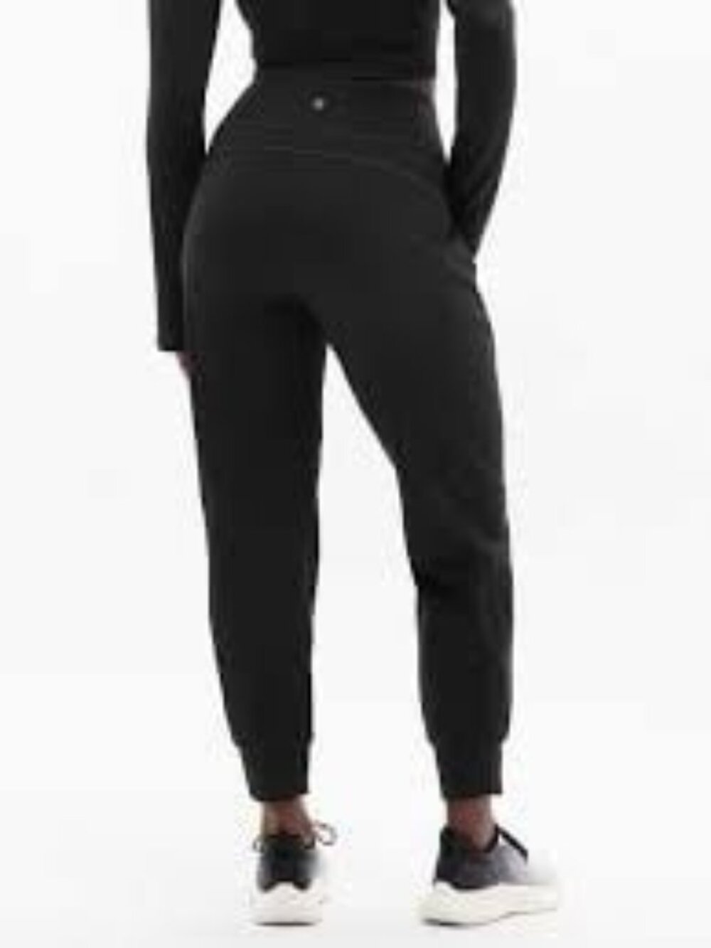 Athleta Rainier Tight Leggings Large Tall Olive Logo Mid Rise Workout Athletic